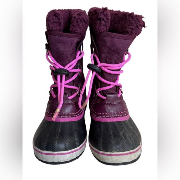 Sorel Yoot Pac Nylon Youth waterproof boot size 1 - Picture 4 of 7